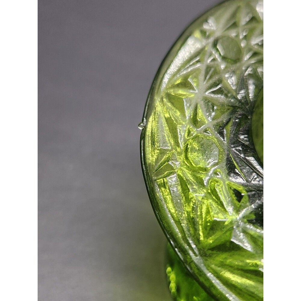 Fenton Daisy Button Top Hat Lot Of 6 Amberina x2 White x2 Yellow And Green - Picture 11 of 15